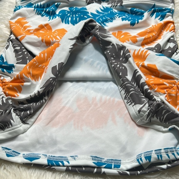 Tommy Bahama Tankini blue, orange, white Size SP NWT - Picture 9 of 11